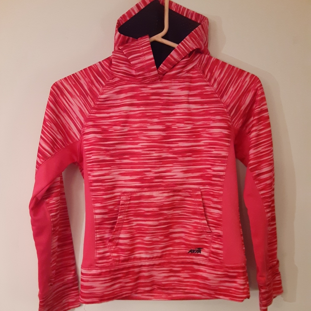 AVIA Girls Multi Pink/white hoodie Size LG- 10/12.